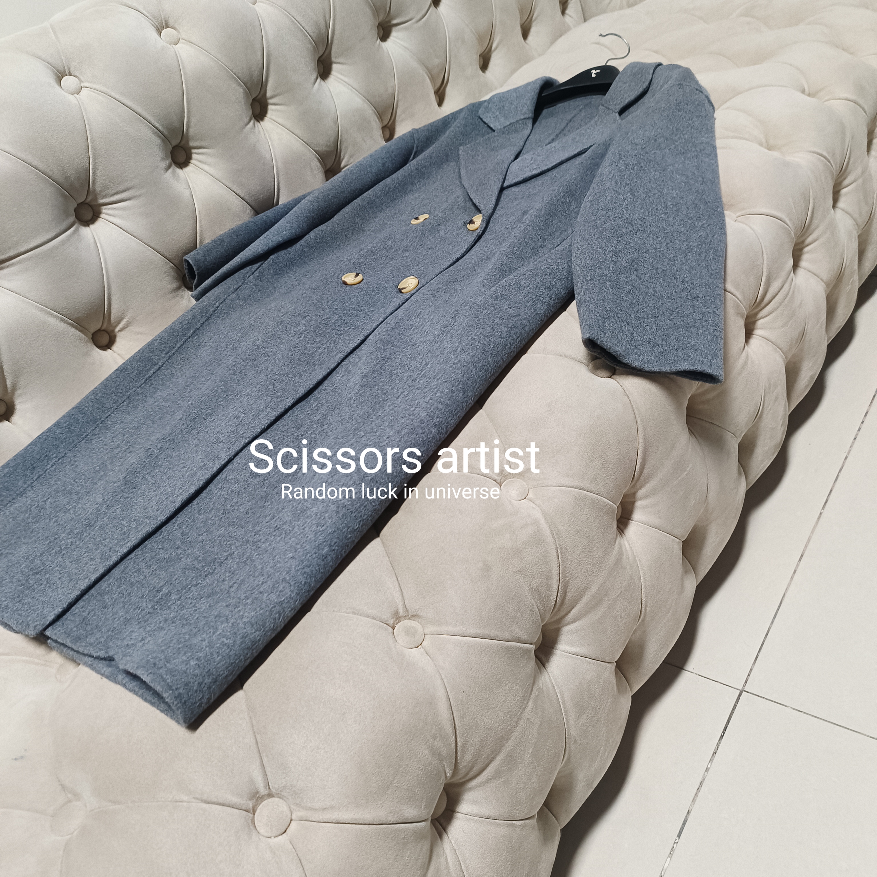 【Scissors artist】高端设计师走秀女装大衣5586