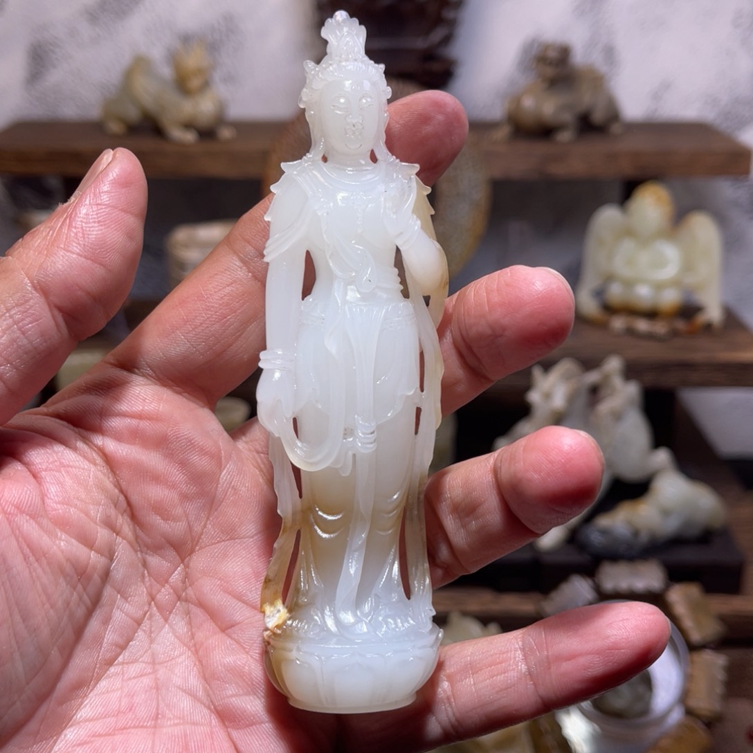 和田玉摆件未镶嵌言*道