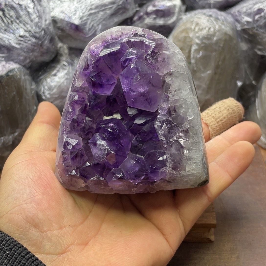 紫晶摆件未镶嵌紫晶