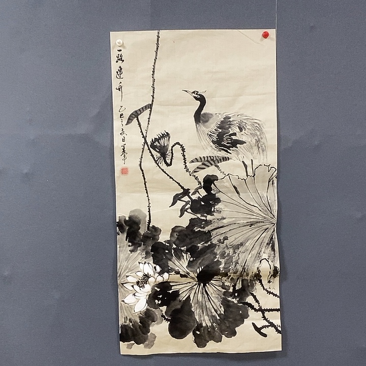 国画段莲军手绘作品50.100