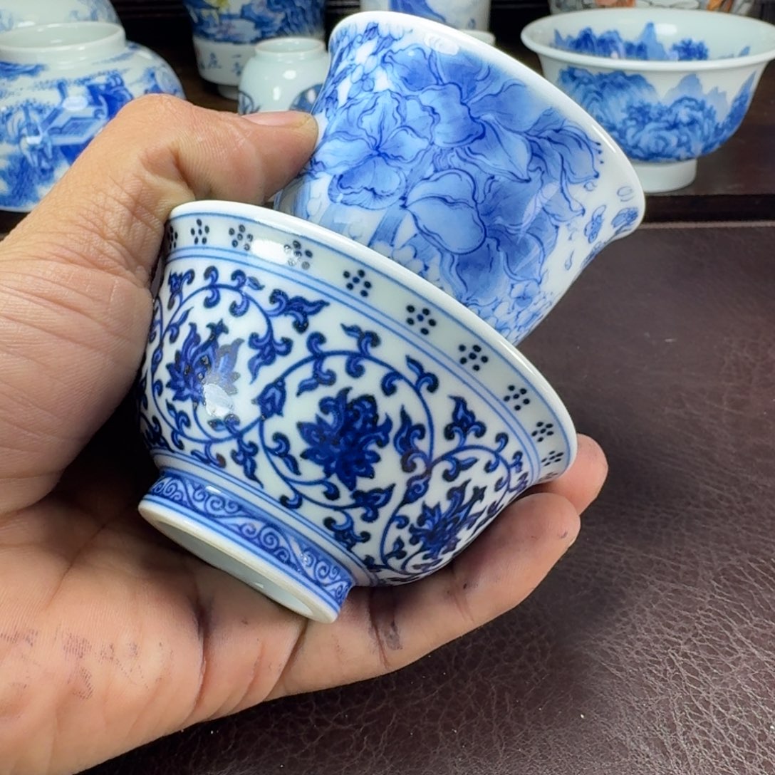 醉***…瓷片当代景德镇陶瓷手绘茶具