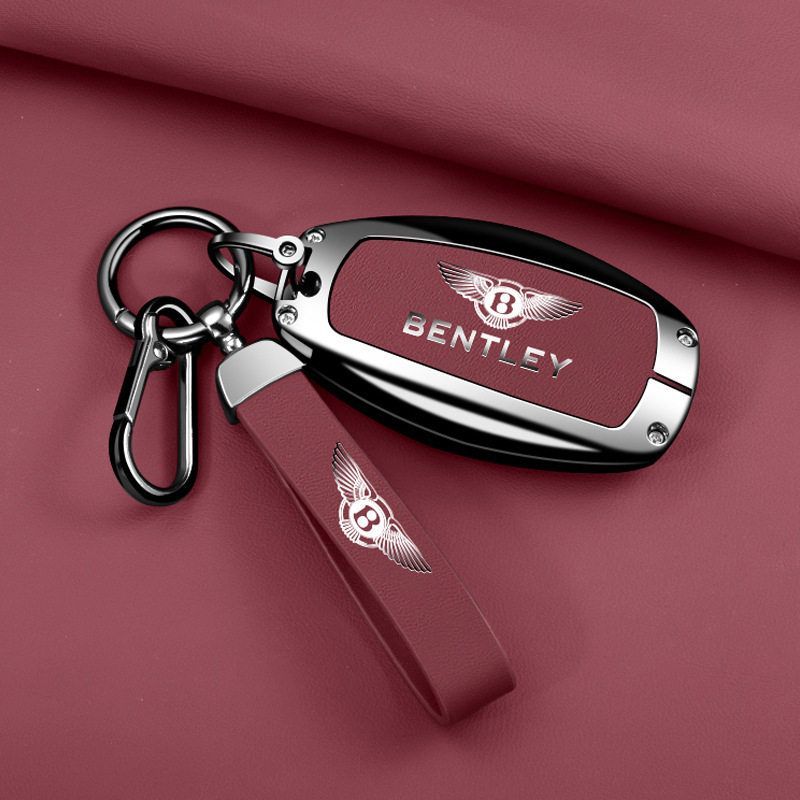 适用宾利飞驰钥匙套添越慕尚雅致车用遥控老款欧陆GT时尚包套扣