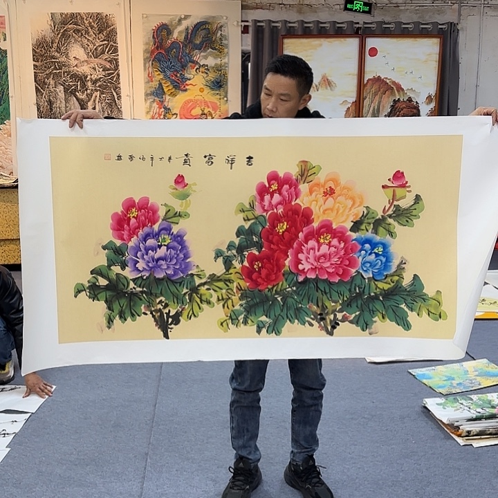 横款国画作品展览等活动