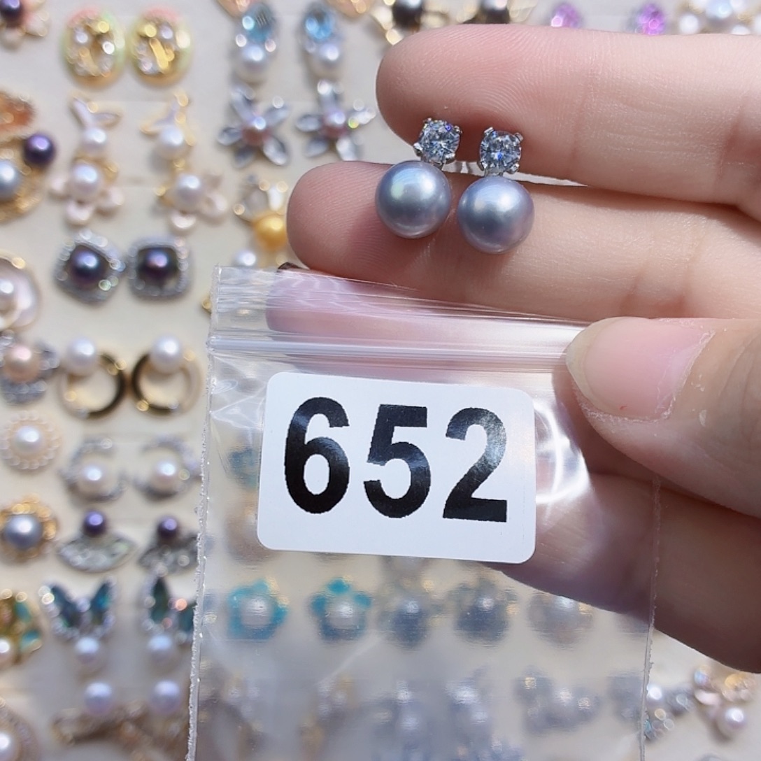 耳饰合金淡水珍珠