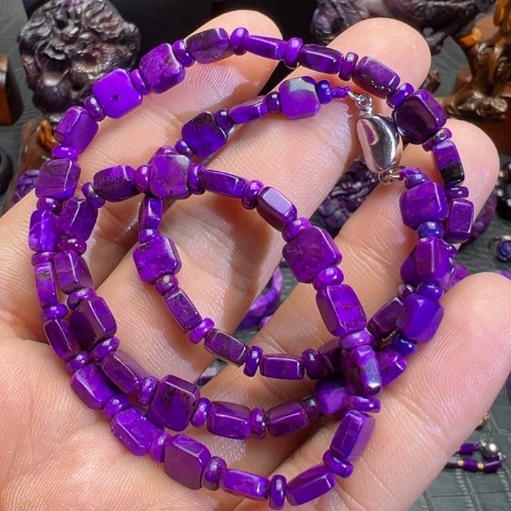 苏纪石（舒俱来）项链银S925镶嵌