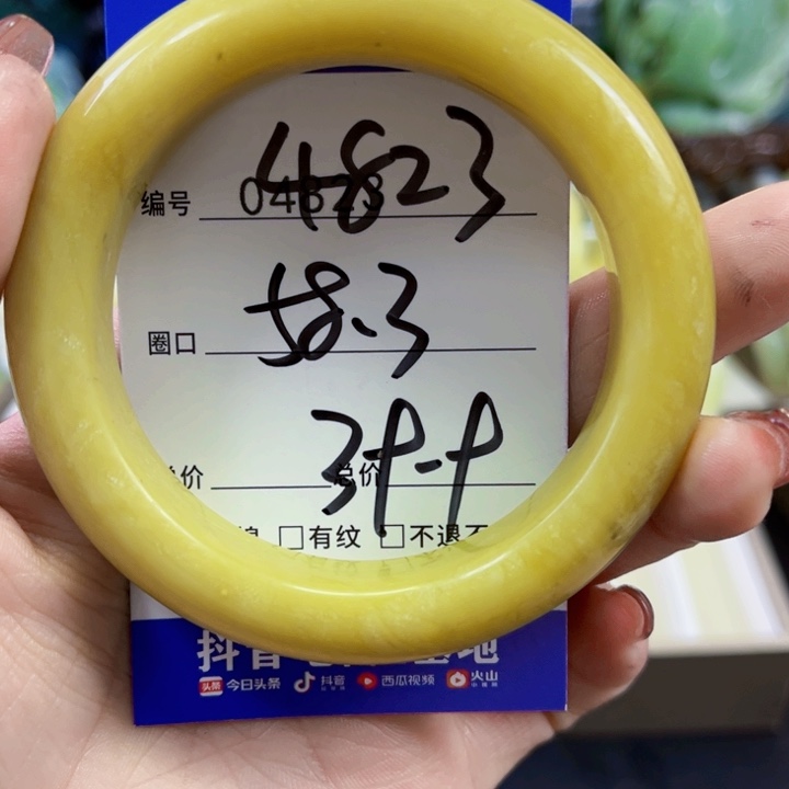 蛇纹石玉手镯未镶嵌磊*
