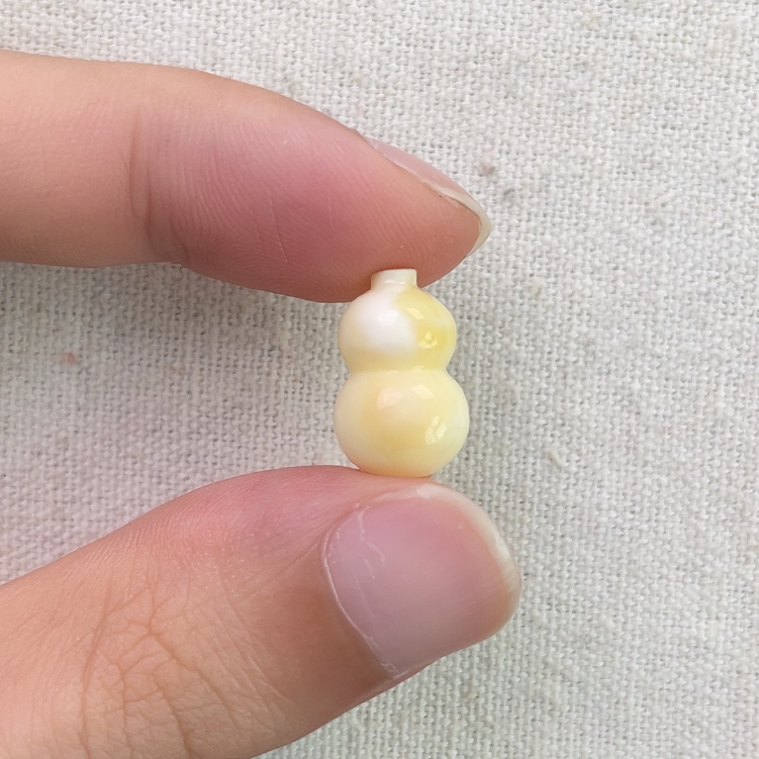 琥珀未镶嵌珠宝奇石葫芦