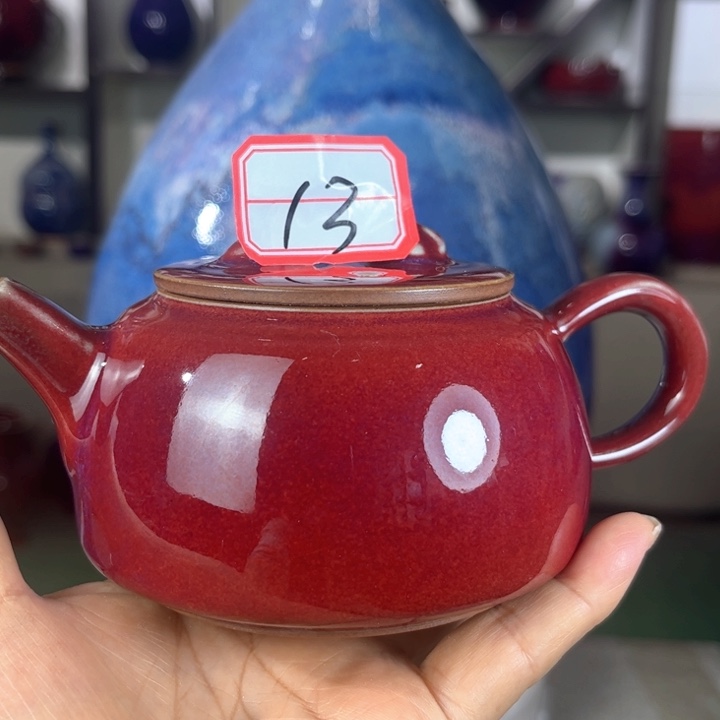 瓷片钧瓷手工艺品杯子