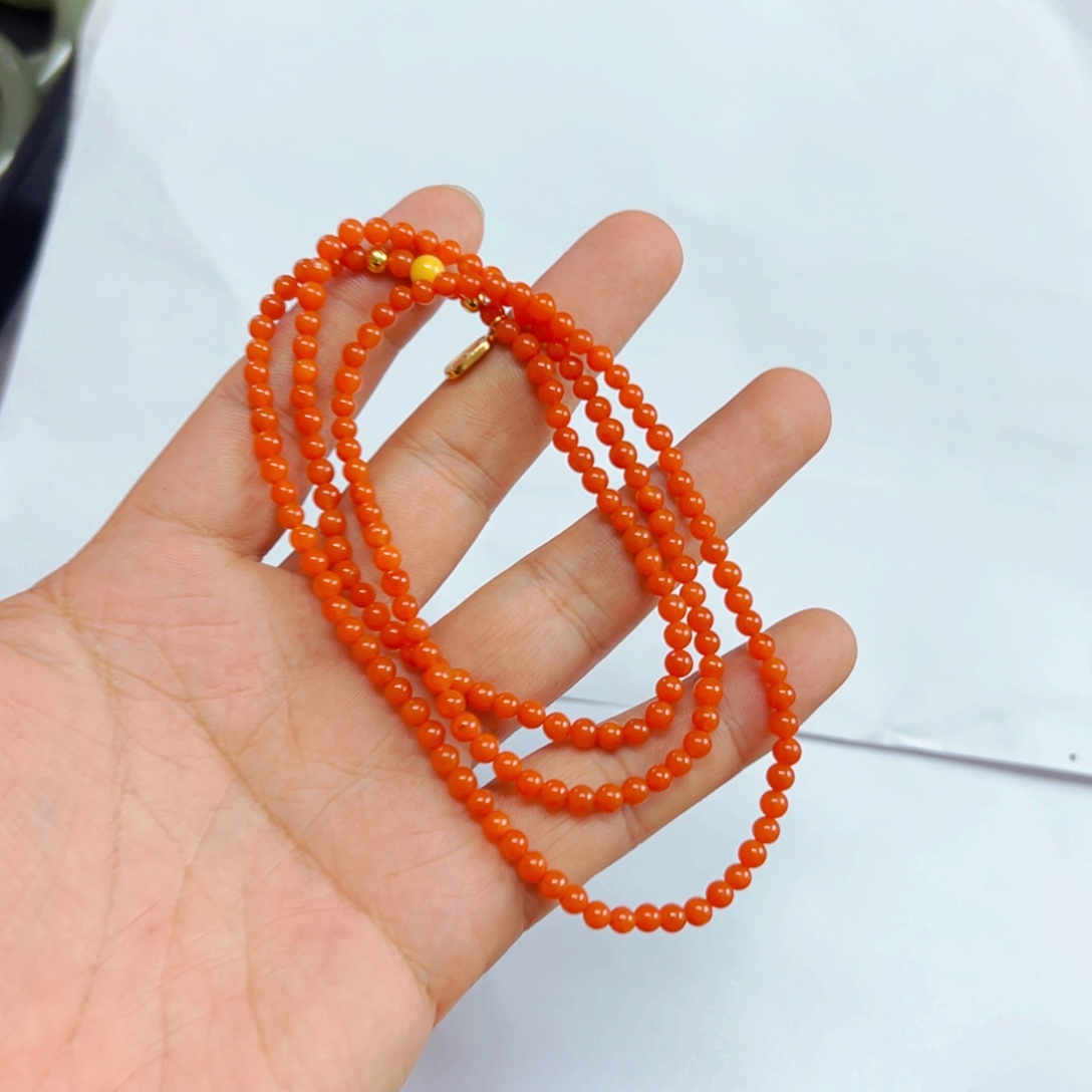 南红玛瑙银S925镶嵌手链南红 保真 米珠（多样性发货