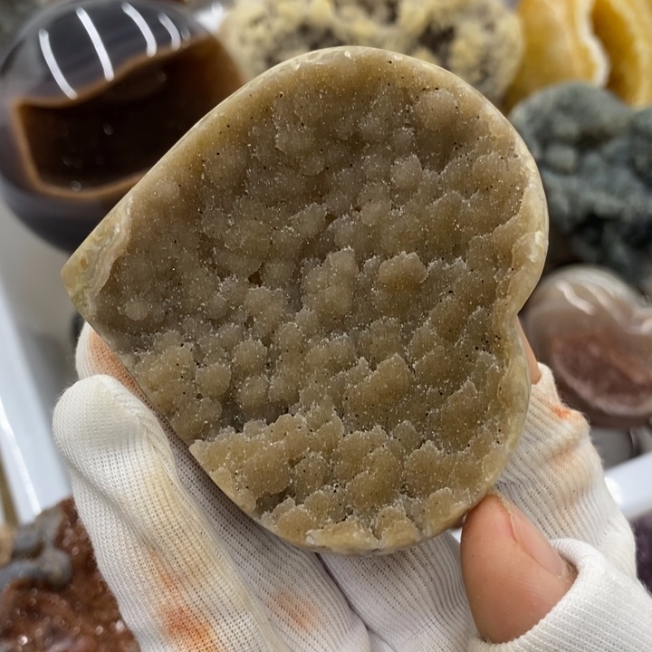 未镶嵌紫晶珠宝半成品
