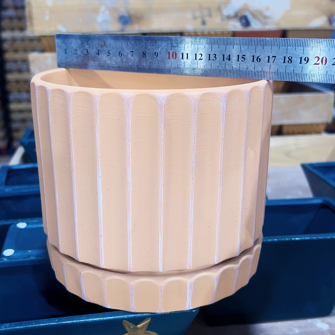 有孔，外贸尾单陶瓷花盆凑单10米包邮