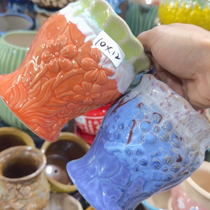 凑9块包邮，有孔，花盆