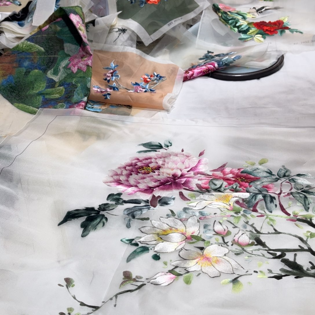 刺绣家*纯手工制作工艺和