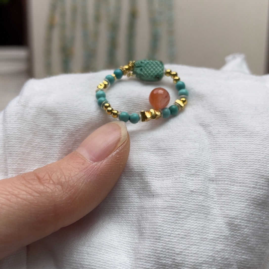 南红玛瑙珠宝奇石银S925镶嵌