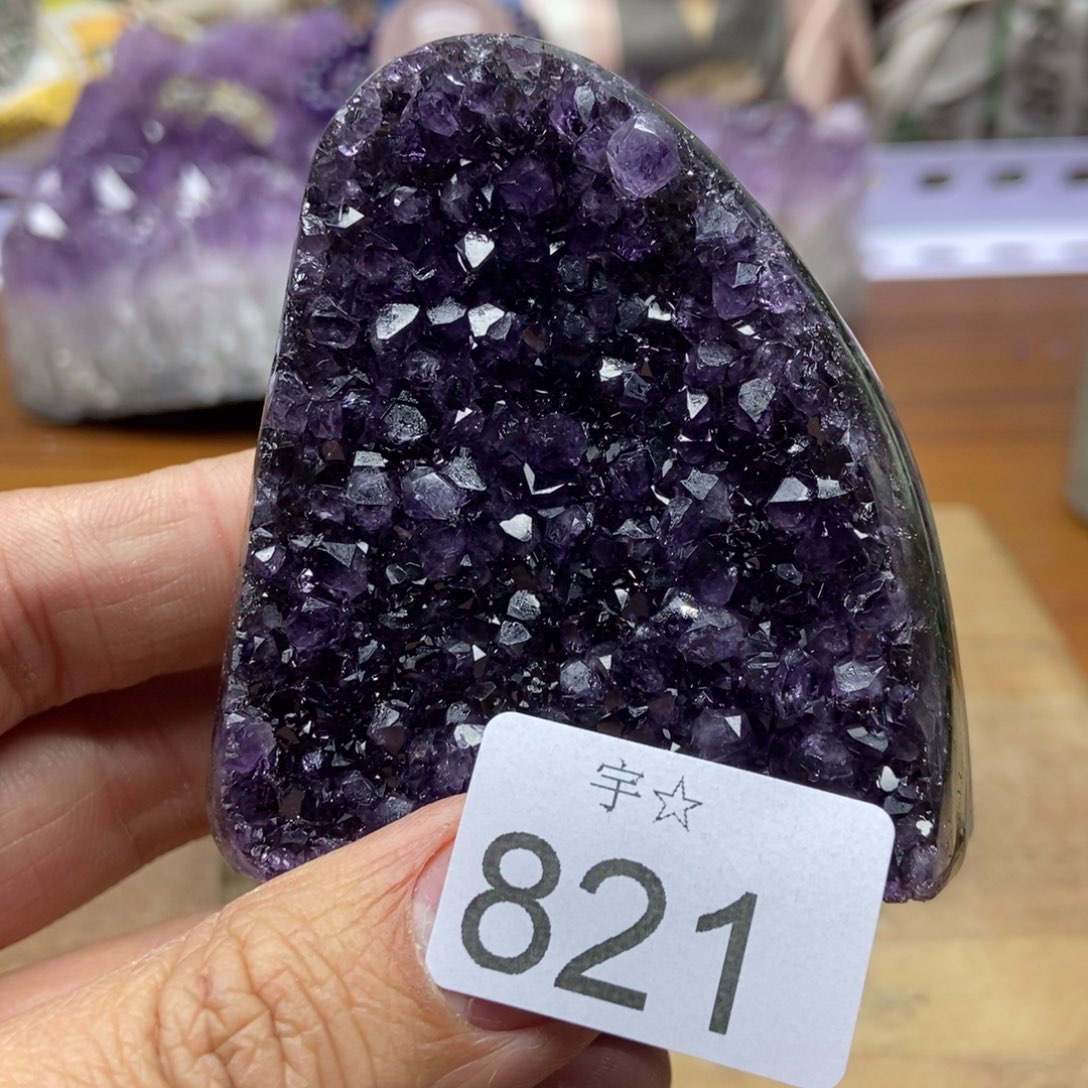紫晶天然水晶摆件未镶嵌