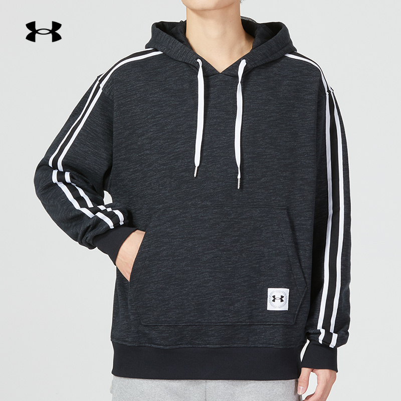 UA安德玛卫衣男装冬季新款健身训练上衣休闲运动服套头衫1373813