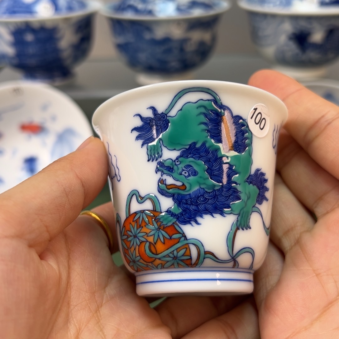 杯木木景德镇纯手绘茶具100