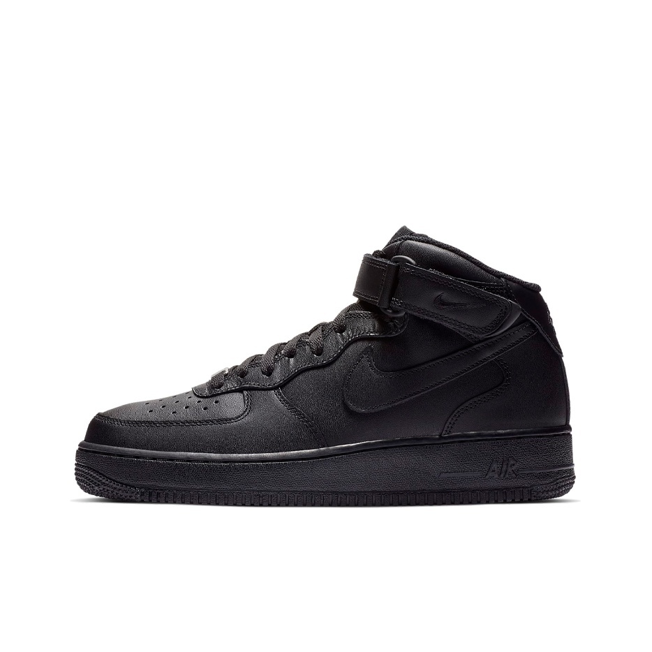 NIKE/耐克Air Force 1潮流百搭黑空军中帮板鞋男女同款CW2289001
