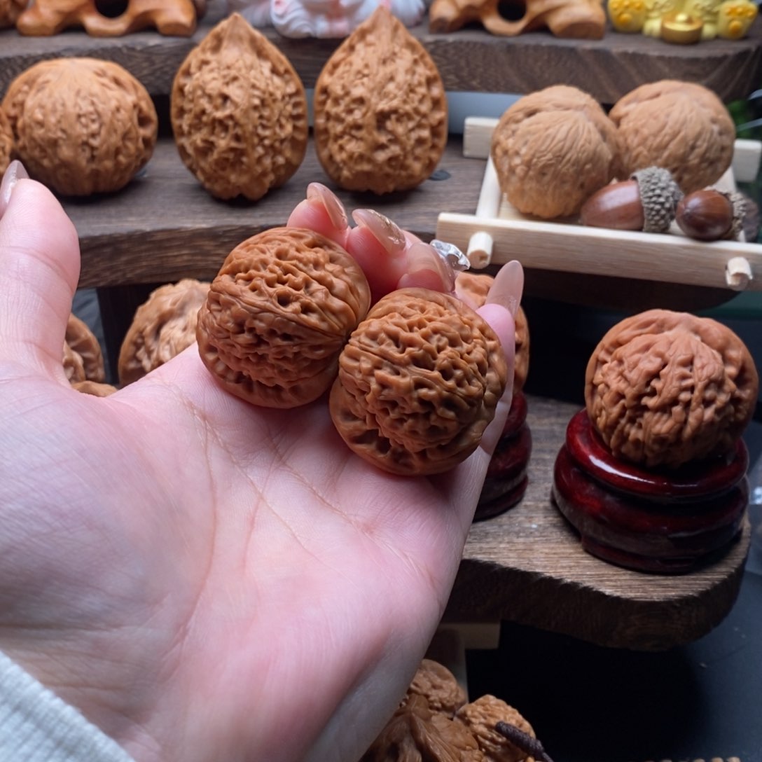 吊坠文玩核桃尸****蝇35全品莲花