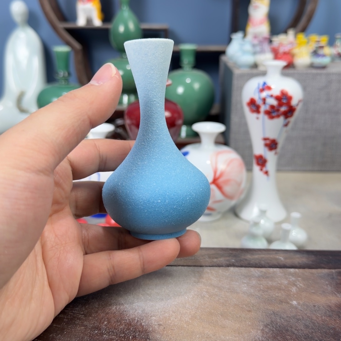 陶瓷手工小花器摆件