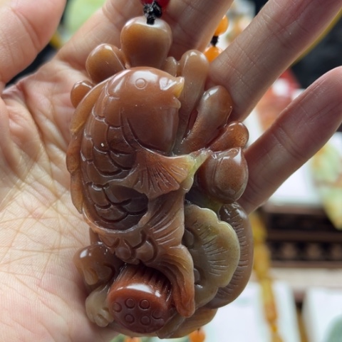 岫玉未镶嵌挂件挂件