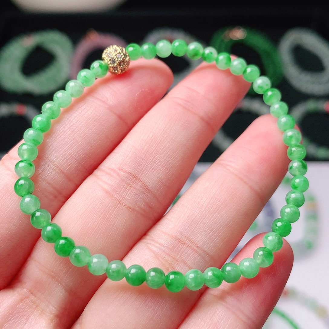 未镶嵌手链翡翠翡翠