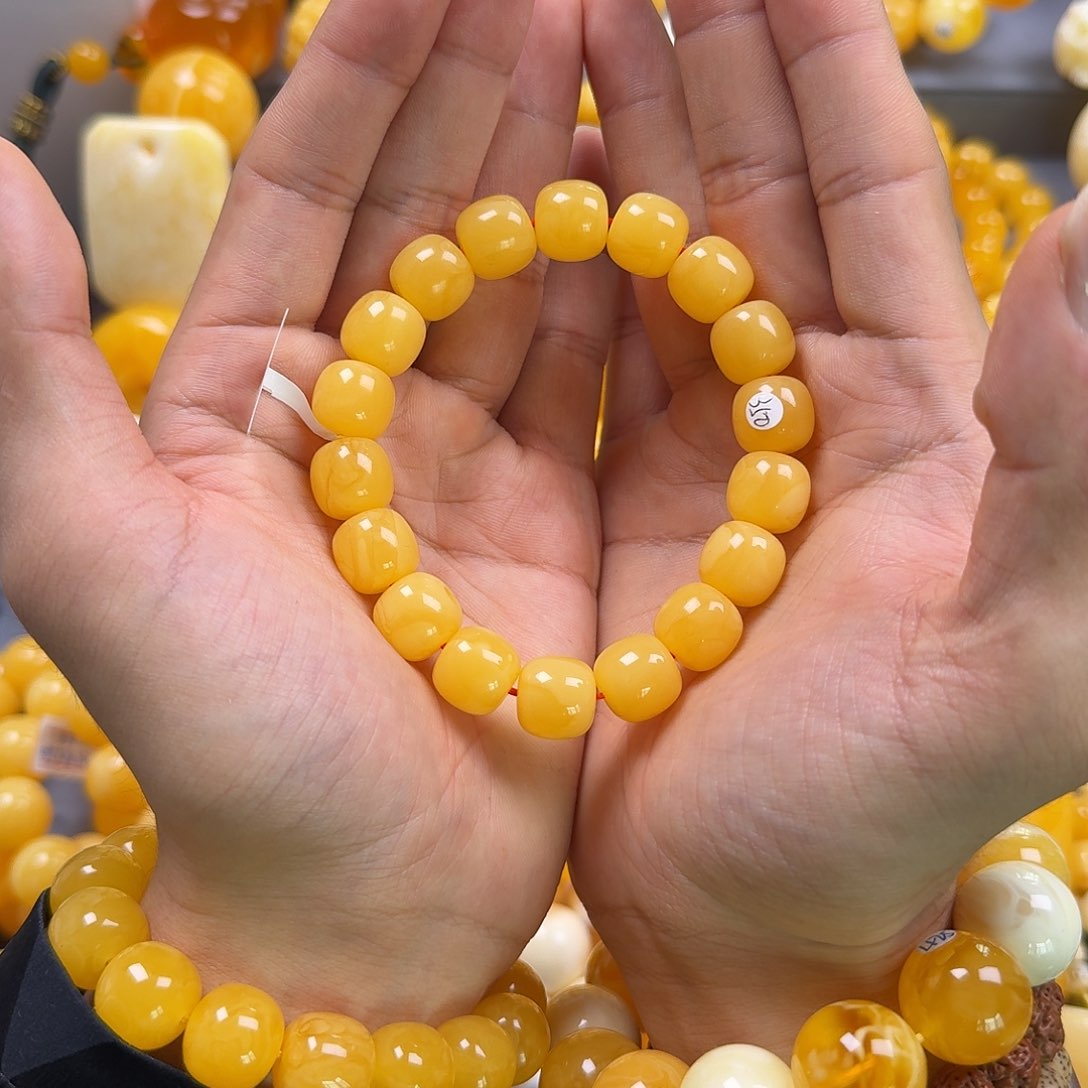 蜜蜡珠宝奇石未镶嵌同料老型13mm