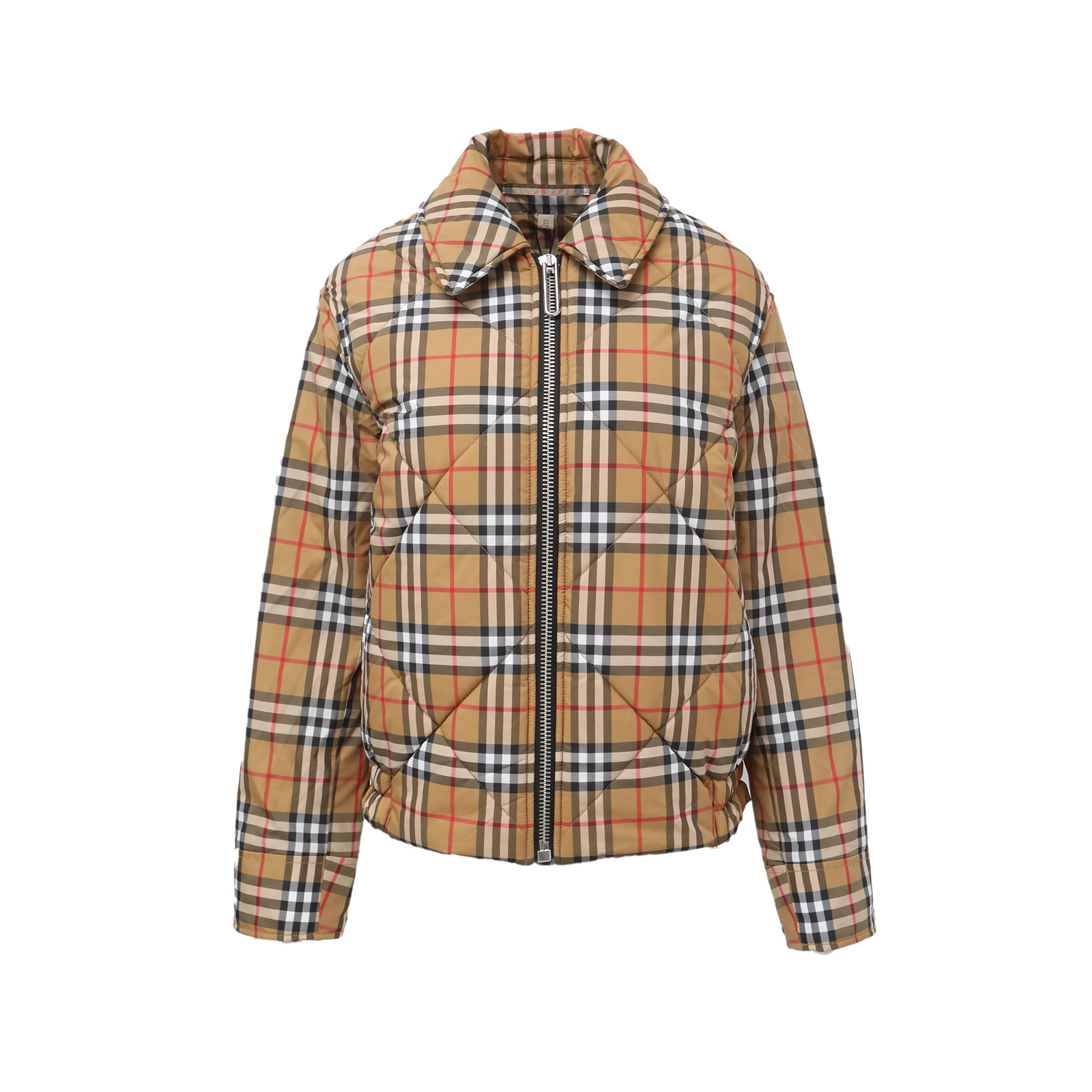 99新 BURBERRY/博柏利  卡其色 尼龙 棉服 36码 P244897840