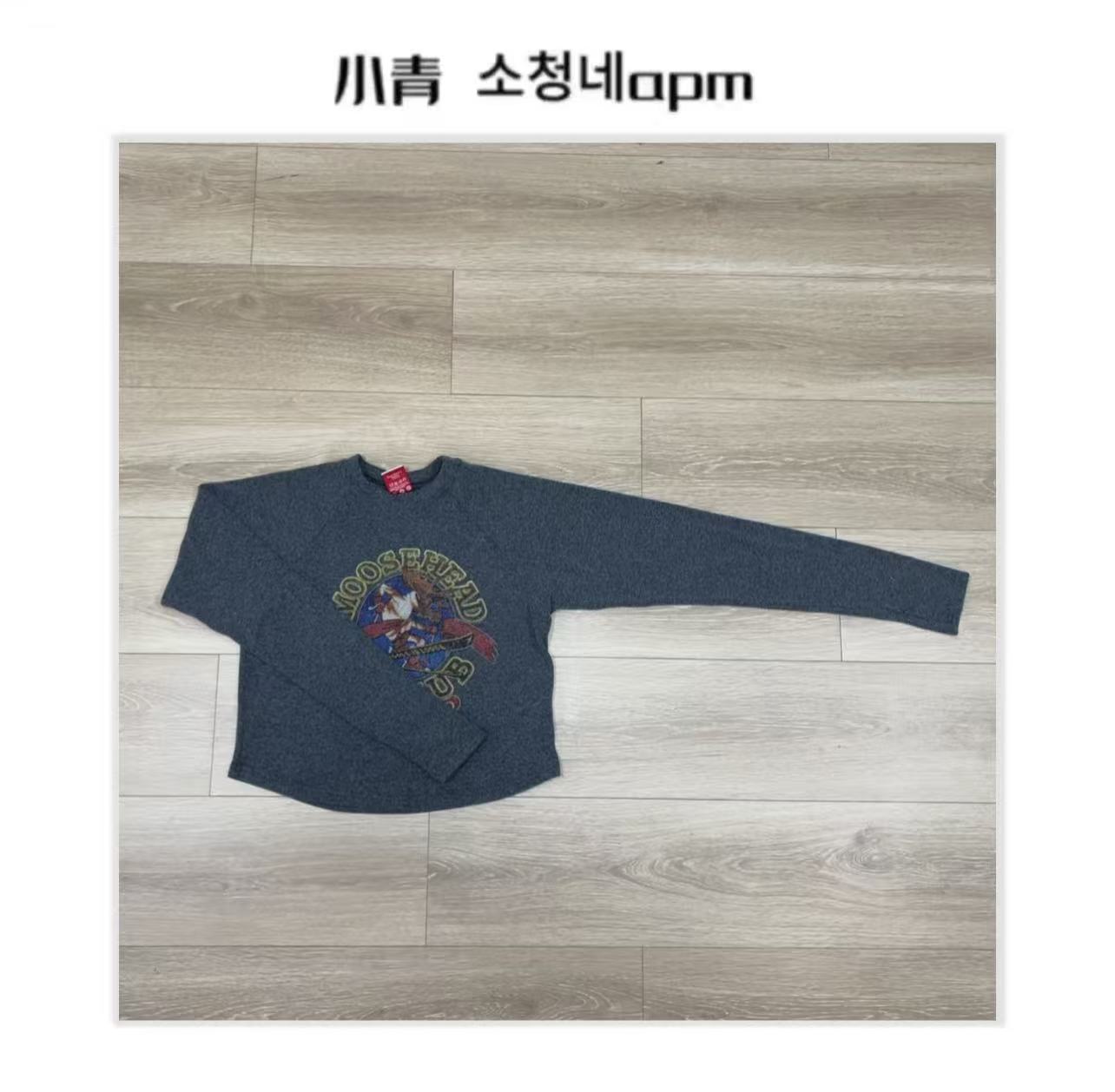 韩国东大门 公鸡/滑雪长袖潮流打底T恤