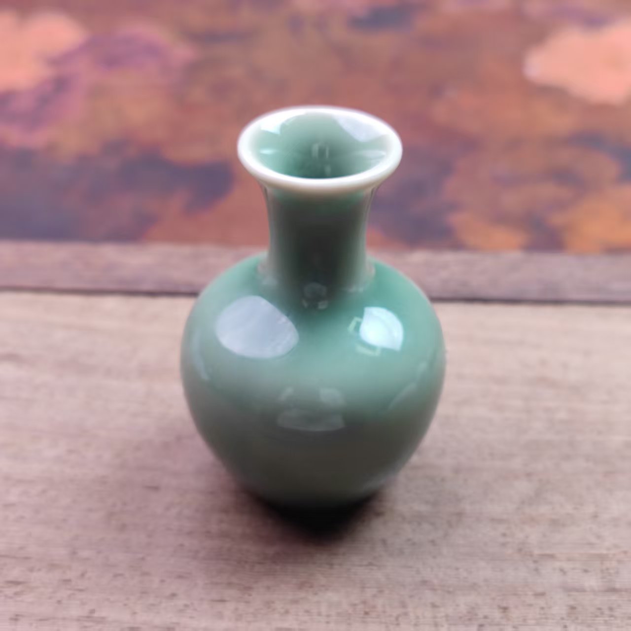 青瓷 小花瓶 H79