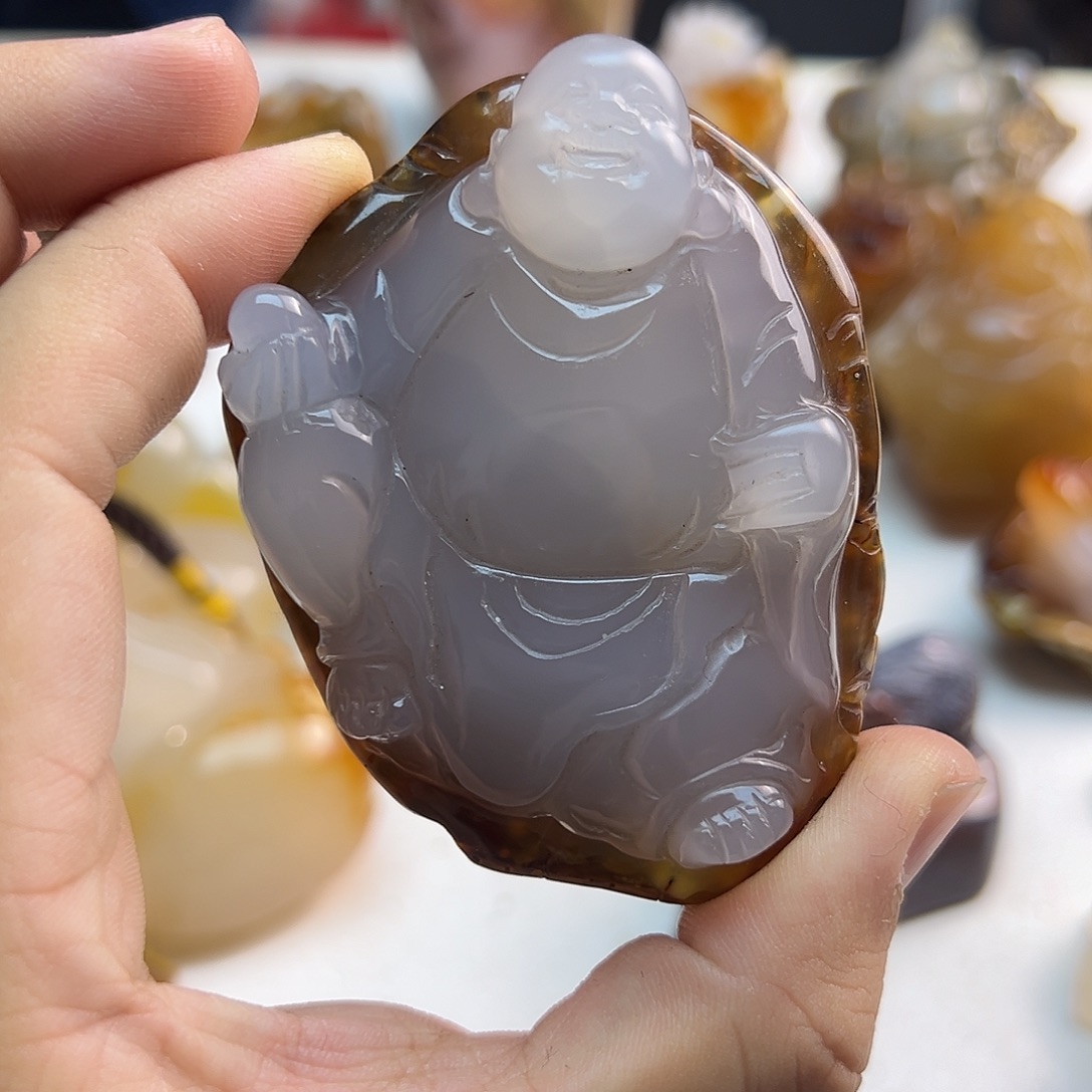 玛瑙/玉髓合金颈饰