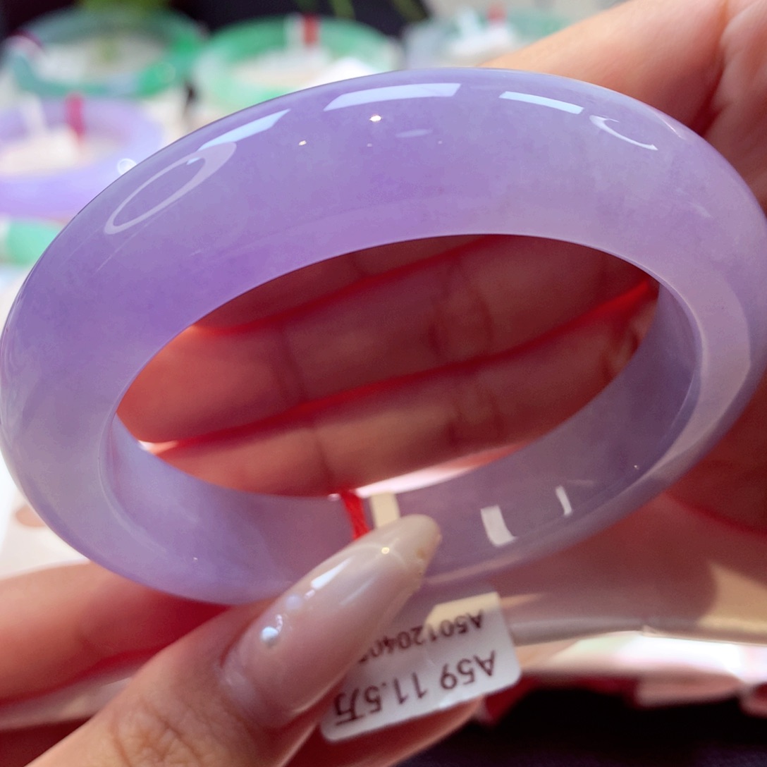 未镶嵌手镯翡翠泥鳅背8号66