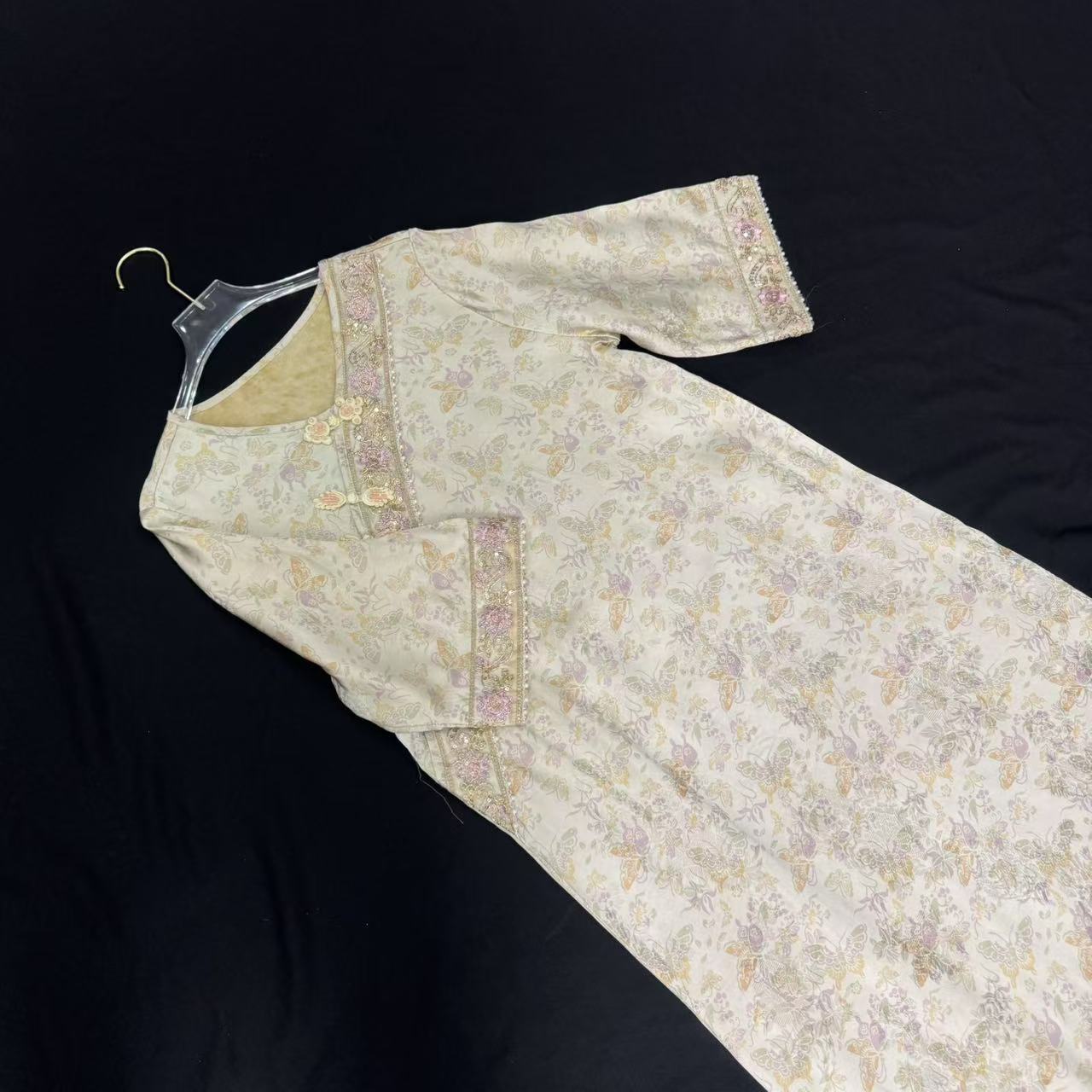 【相见】国风新中式斜襟款时尚夏季气质连衣裙SW1818