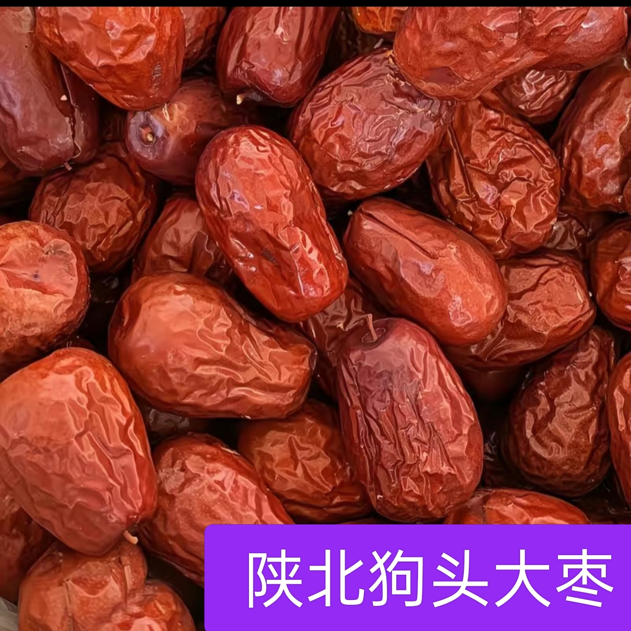 正宗陕北狗头大红枣