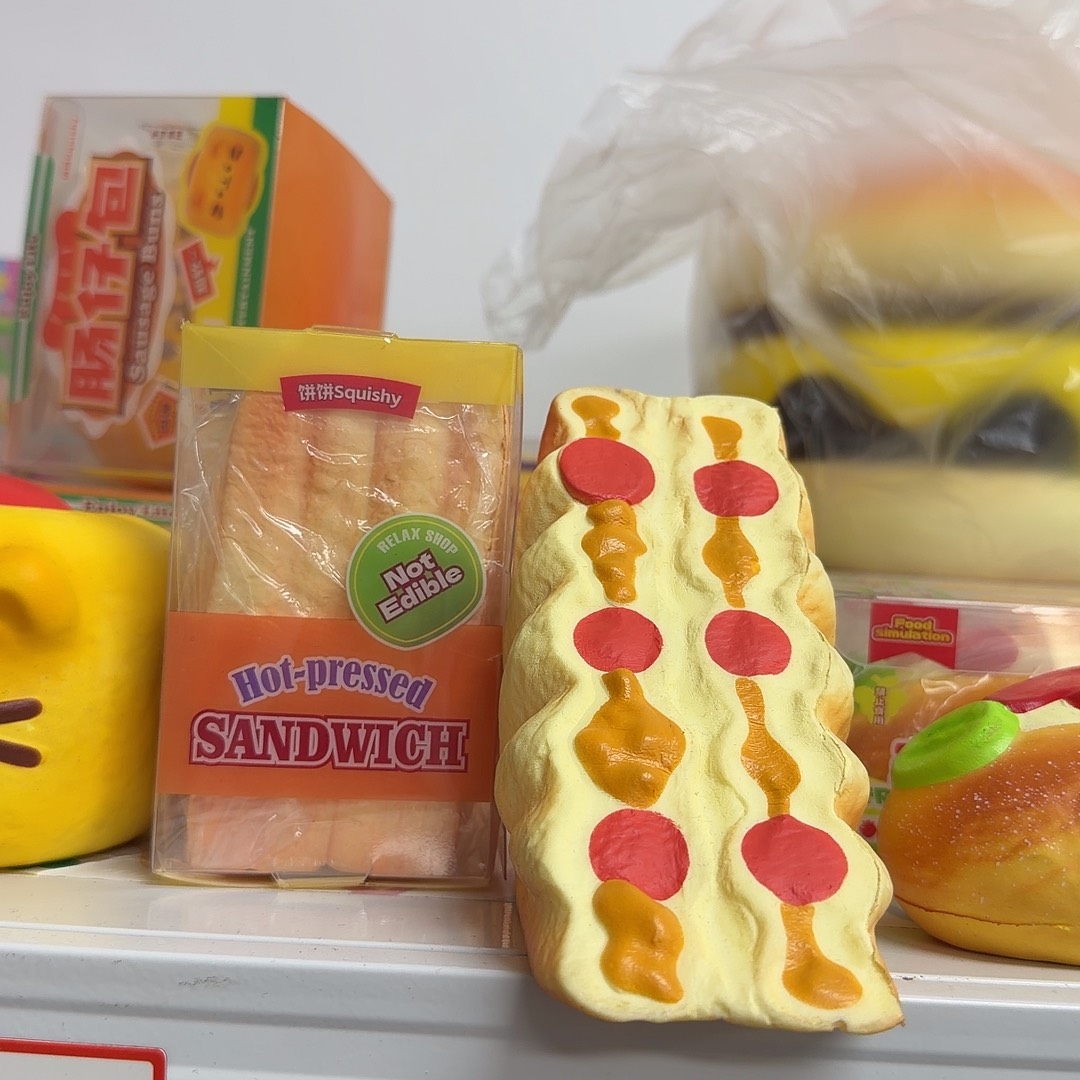 塑料饼饼三明治慢回弹无包装