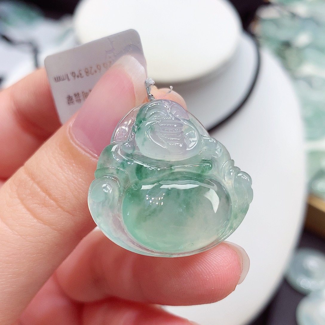 颈饰未镶嵌翡翠翡翠117，26.6/28.3/6.1