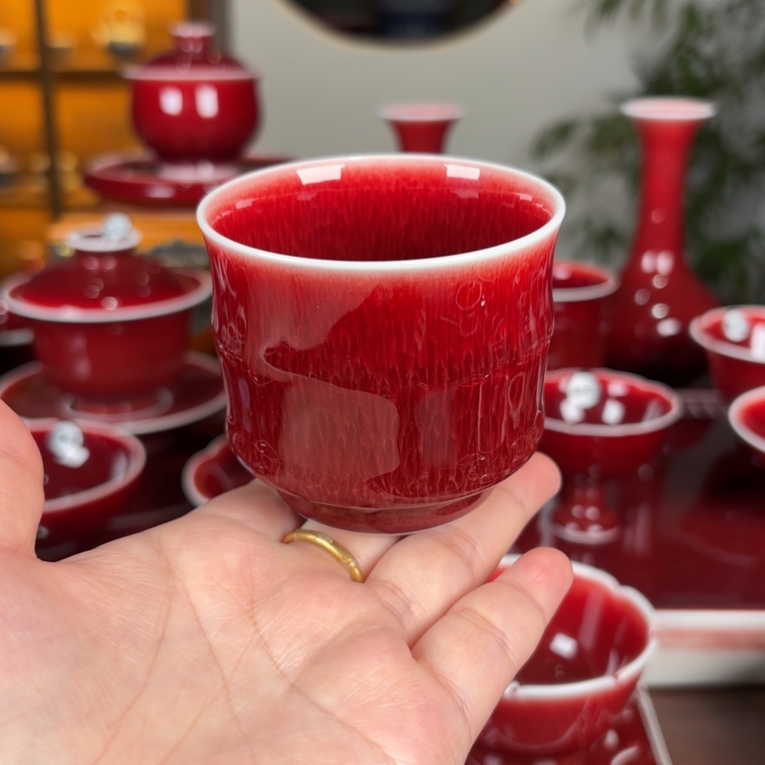 杯子景德镇高温原矿釉