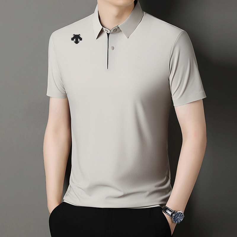 【专柜正品 海外撤柜】轻奢男士翻领polo衫全无痕时尚百搭短袖T恤衫