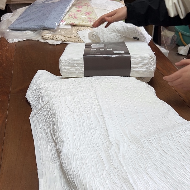 毛绒亚麻棉106-1.8/2.1米被套三件套