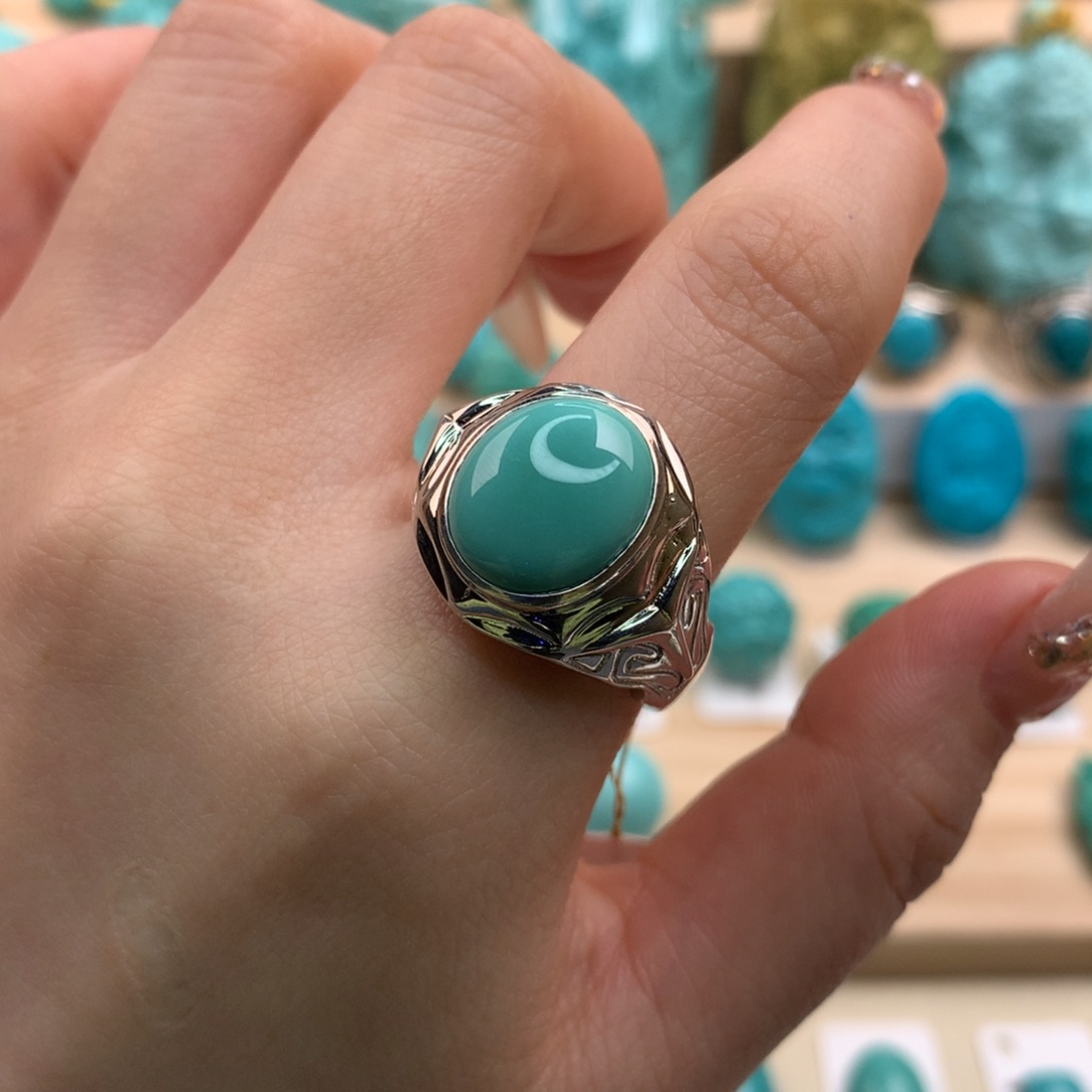 绿松石珠宝玉石未镶嵌蕟