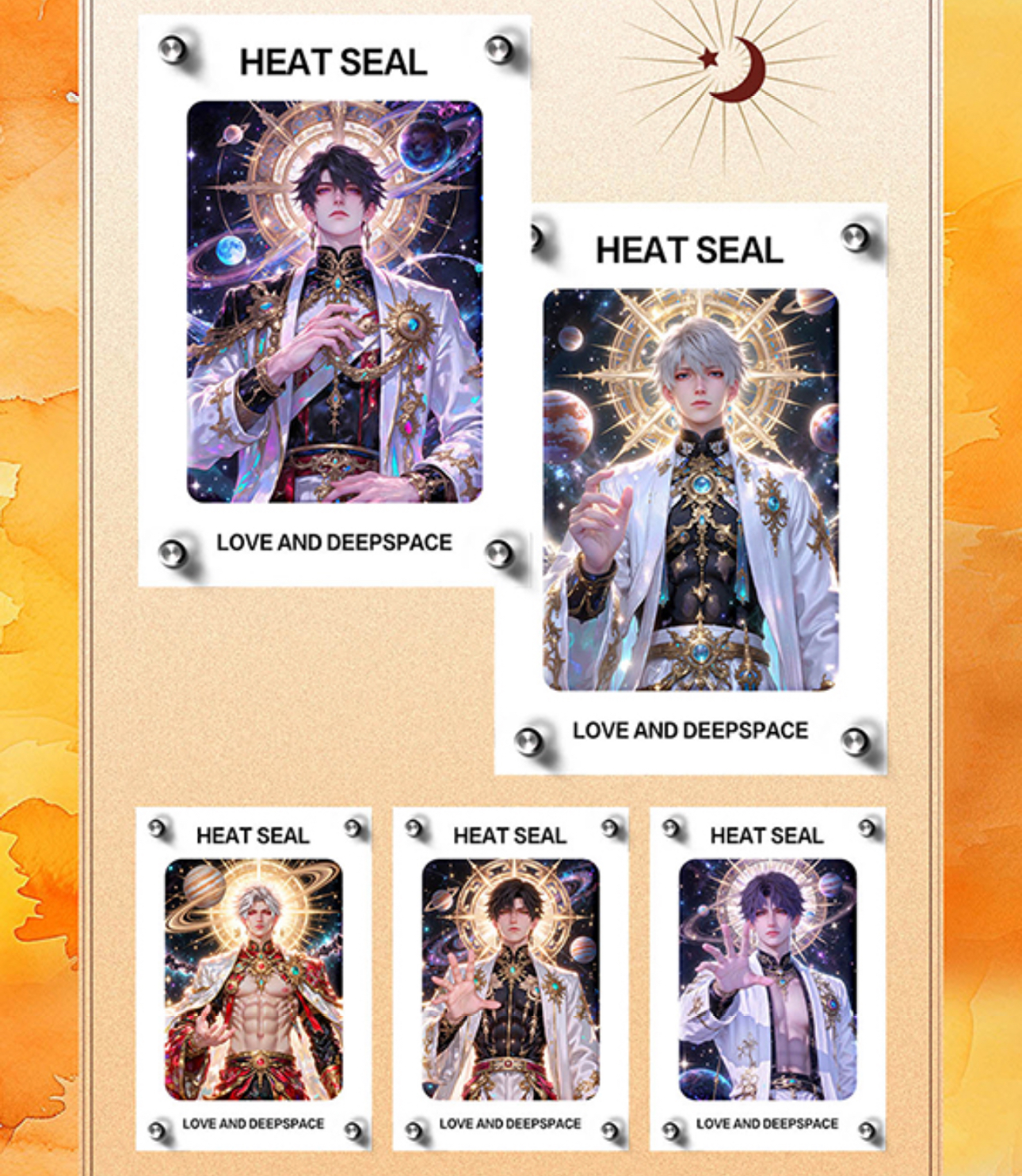 嘉嘉【深海夹心卡 拆盒】恋与深空 收藏小卡 代拆