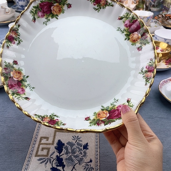 中古欧瓷瓷器小房子