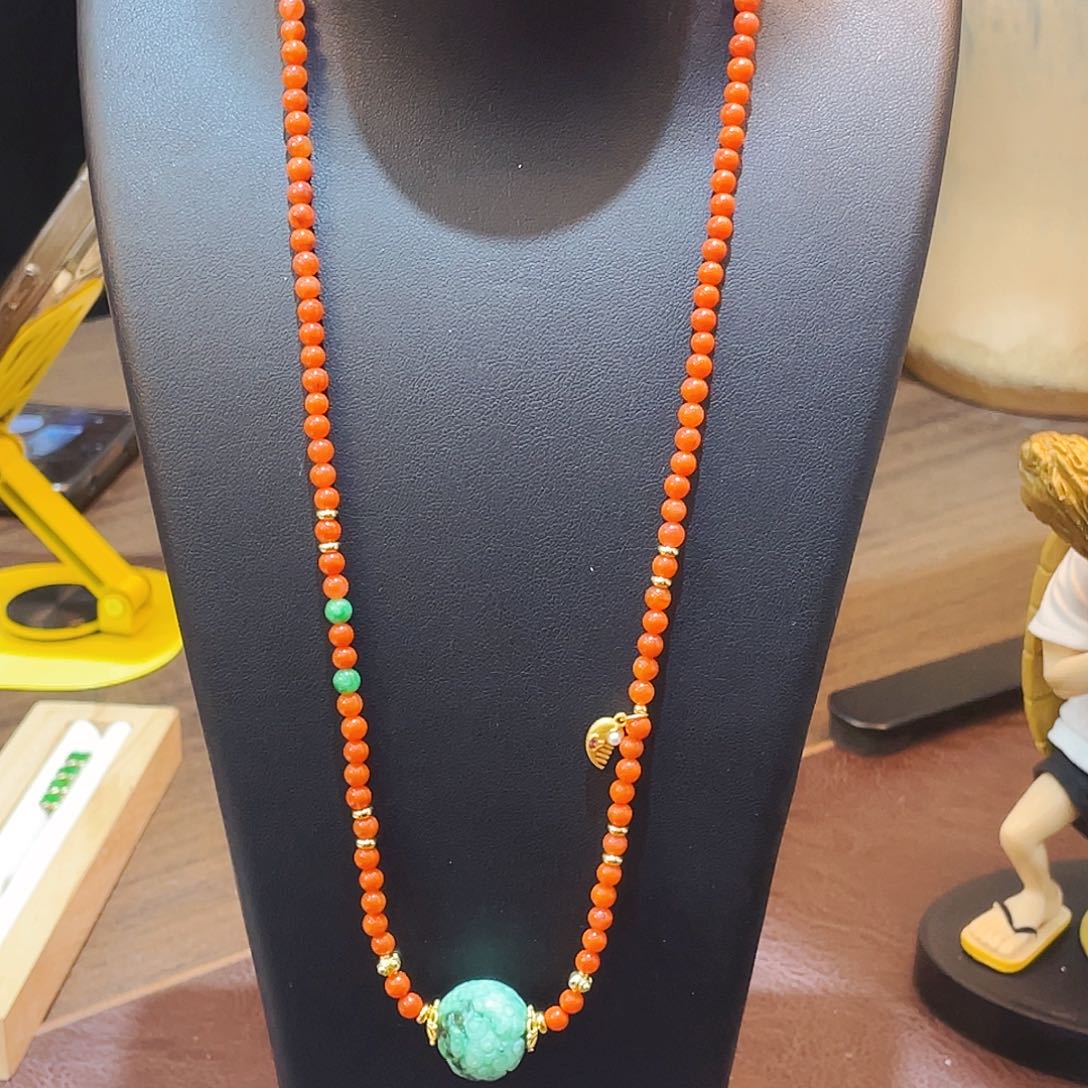 南红玛瑙颈饰未镶嵌颈饰