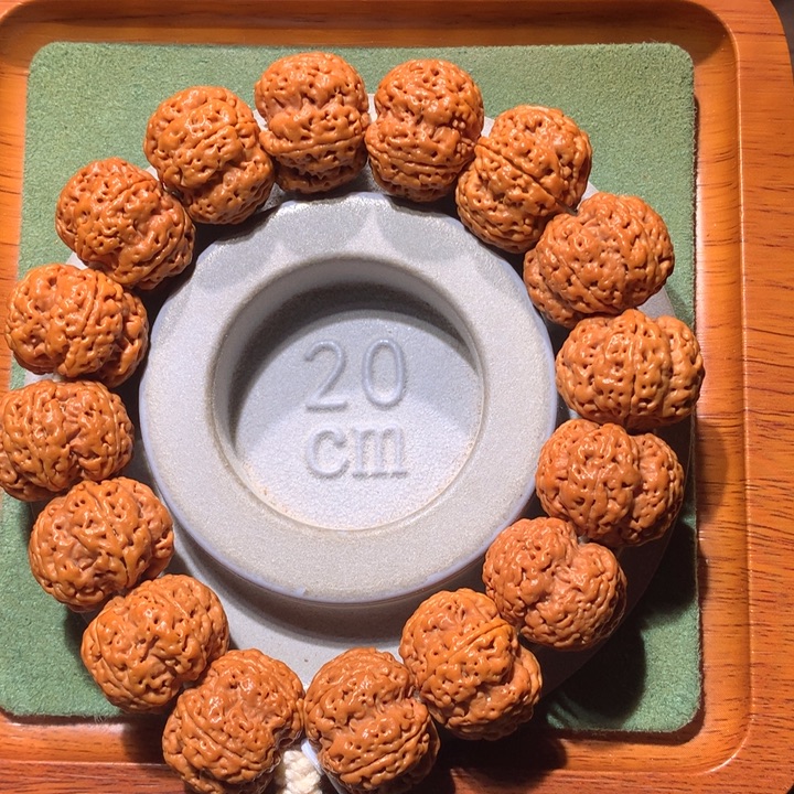 手串金刚菩提22+定制款麒麟梅花