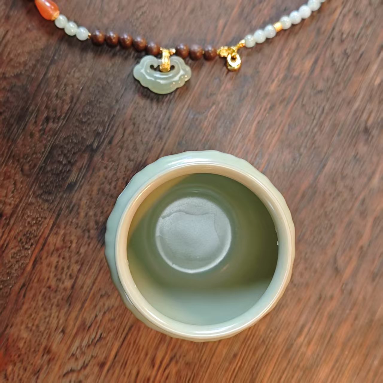 【小田甄陶】应如愿-公道杯 收到货以实物为准（珠串0155）