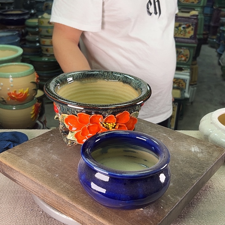 泳坤堂石湾盆陶瓷