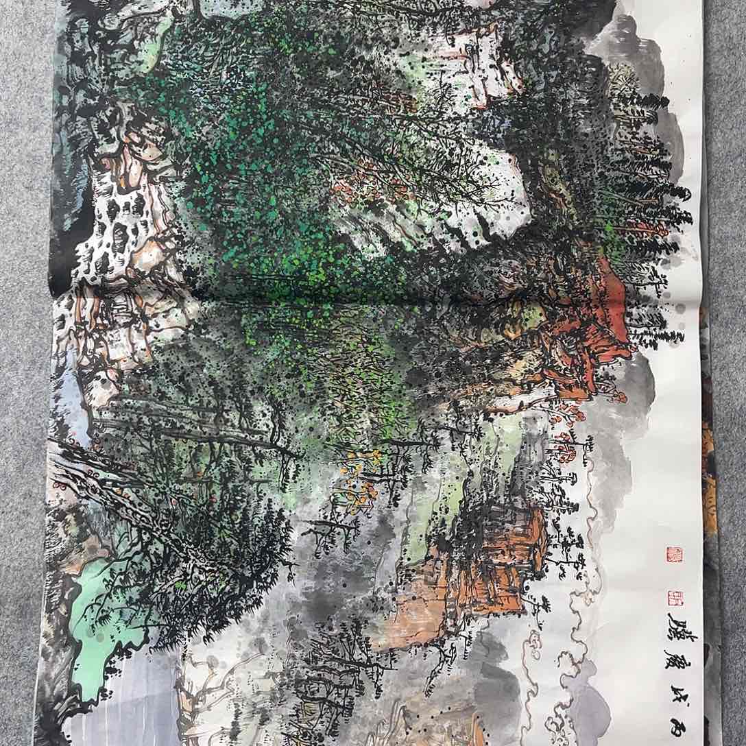 绘画留****怀韩江书画石庆骥