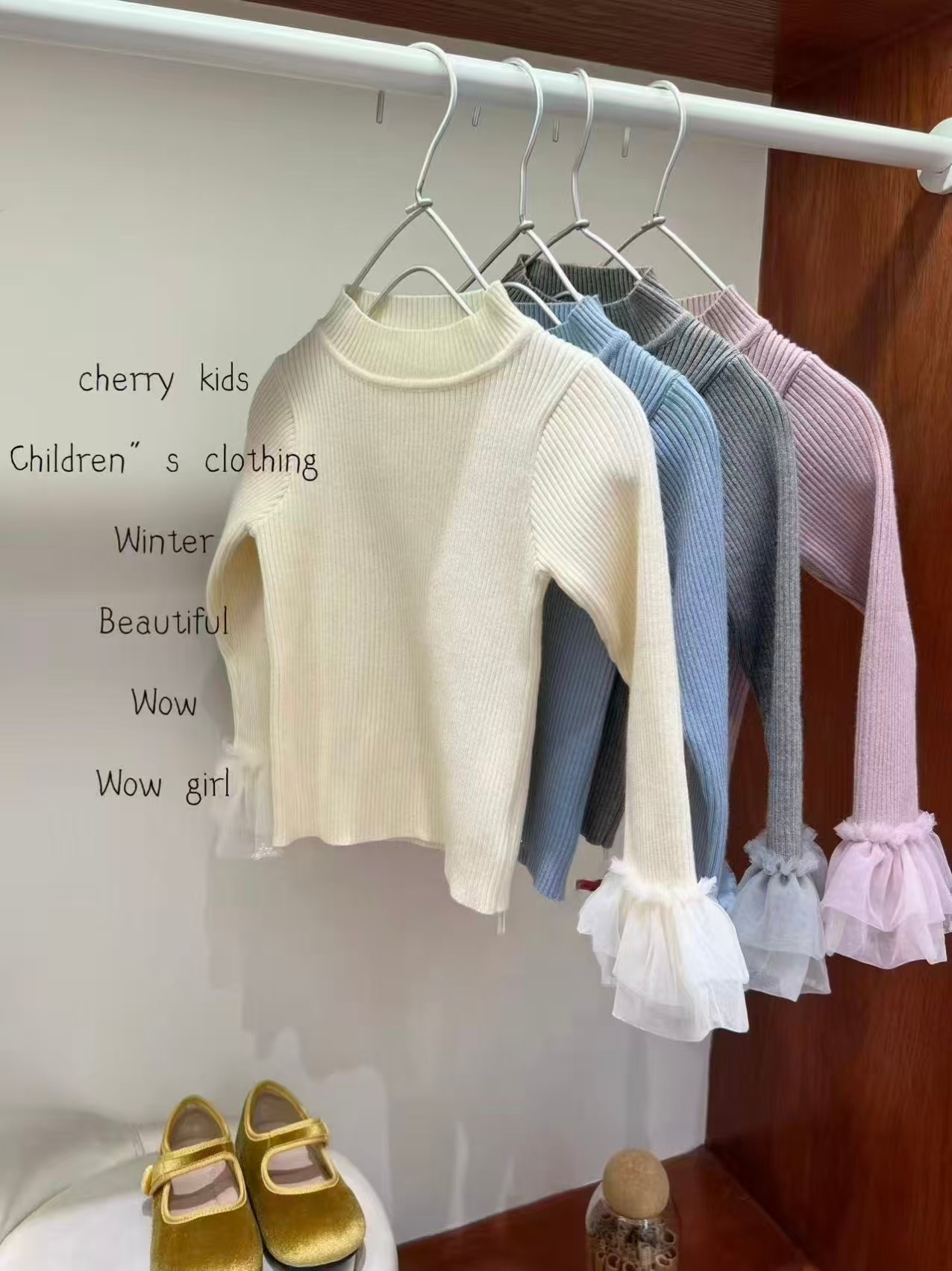 罗拉baby 2025女童秋季套装女宝内搭2025打底衫