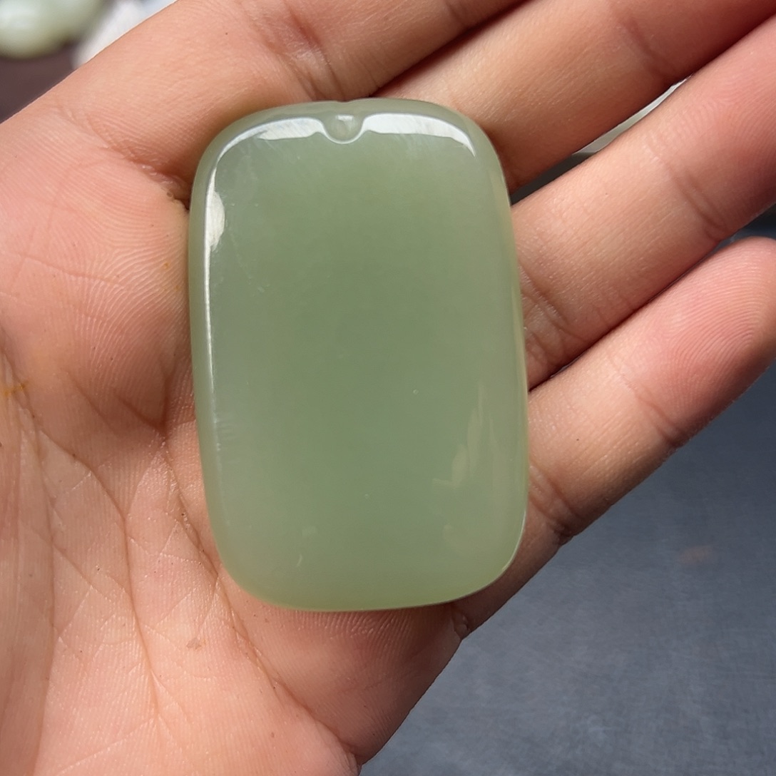 和田玉钢板料无事牌未镶嵌