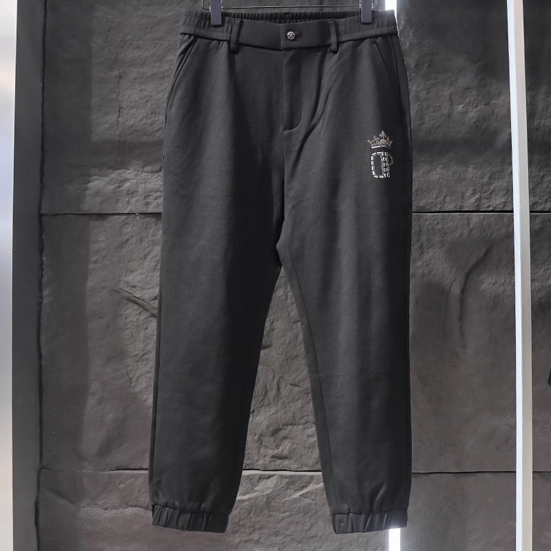 潮流男装尾货 时尚舒适青年秋冬款微弹运动百搭松紧腰休闲裤L851